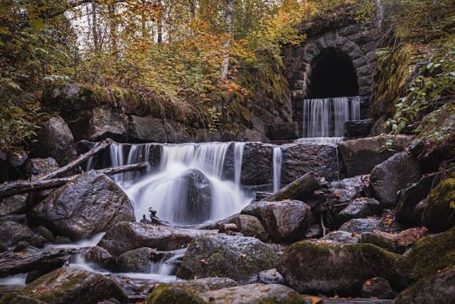 Bachlauf ohne Teich, Teichbau, Springbrunnen, Teichbau, Teichreinigung24, Berlin, Brandenburg, Oranienburg, Nauen, Schöneiche, Erkner