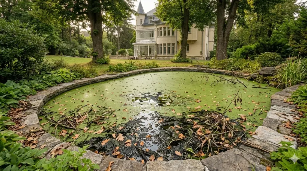 Teich mit Algenproblem Potsdam Babelsberg