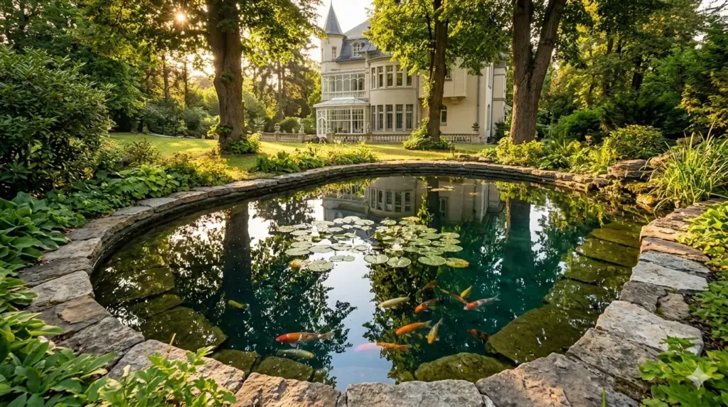 Teichreinigung Potsdam – gepflegter Gartenteich Babelsberg